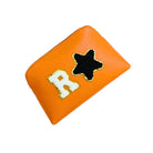 Orange Multipurpose Pouch with single Pocket | PU Leather Pouch with Motifs RETURN GIFTS PRETTY UR PARTY