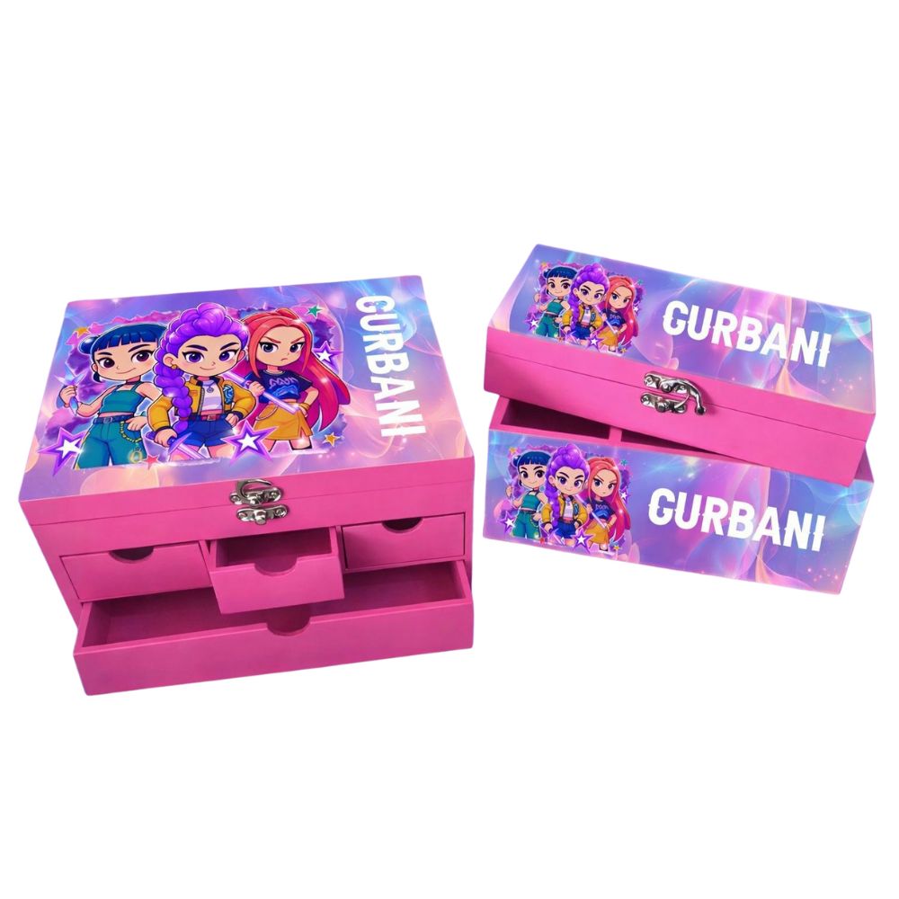 Personalised Wooden Organiser Combo