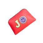 Coral Multipurpose Pouch with single Pocket | PU Leather Pouch with Motifs RETURN GIFTS PRETTY UR PARTY