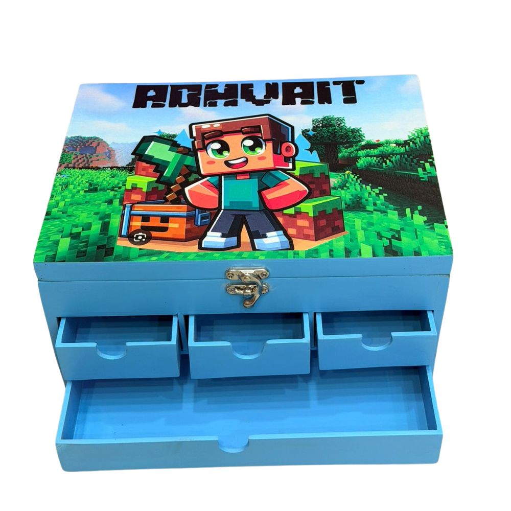 Personalised Wooden Organiser Combo