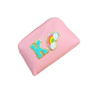 Pink Multipurpose Pouch with single Pocket | PU Leather Pouch with Motifs RETURN GIFTS PRETTY UR PARTY