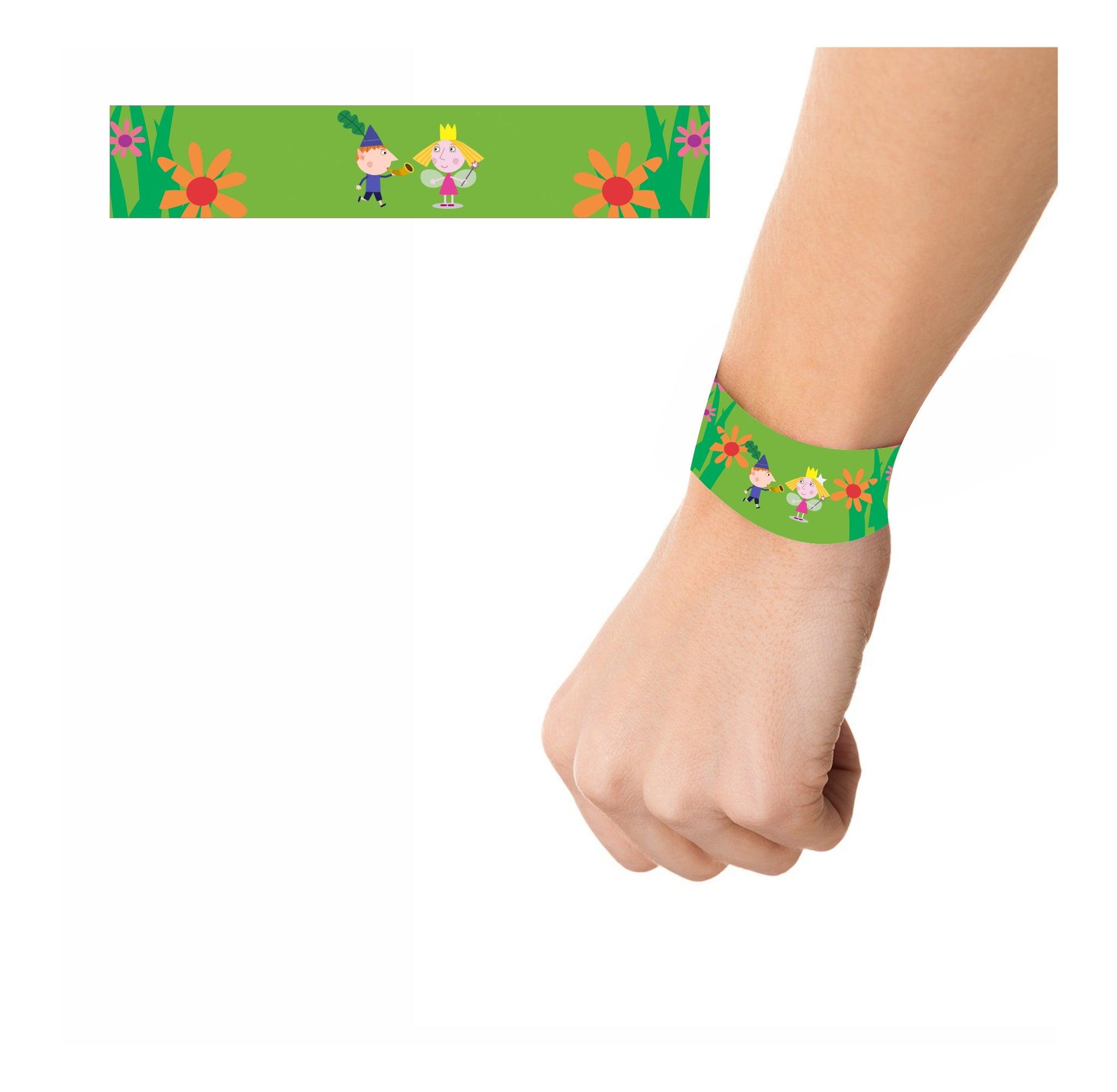 Ben and Holly's Little Kingdom Wrist Bands - Pack of 10 THEME PARTIES Pretty UR Party   