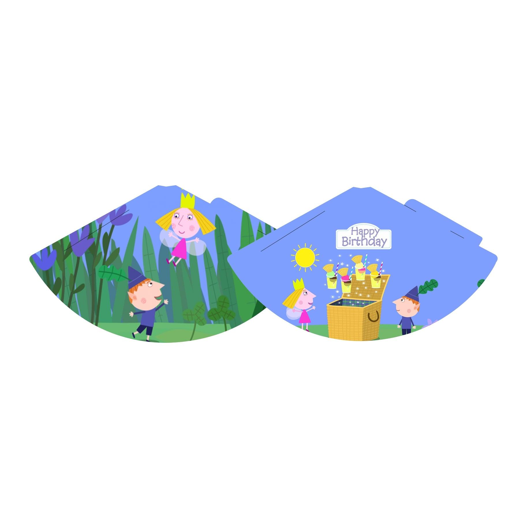 Ben and Holly's Little Kingdom Hats - Pack of 10 THEME PARTIES Pretty UR Party   