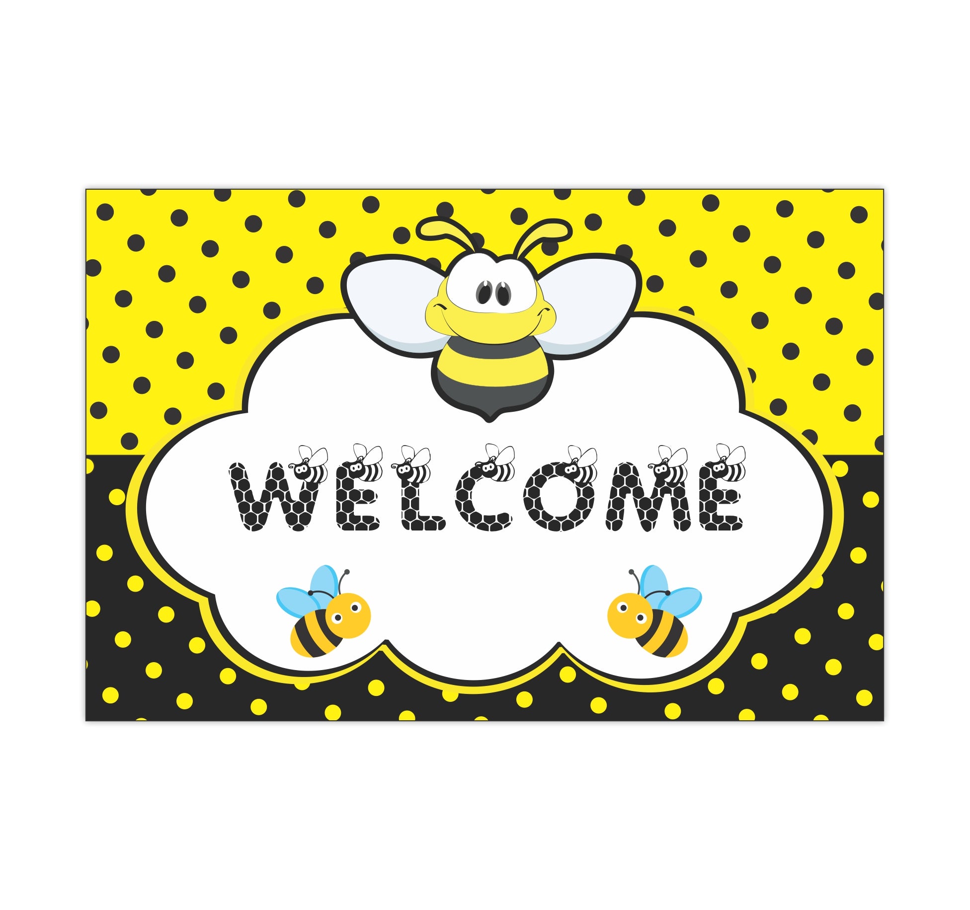 Bumble Bee Entrance Banner / Door Sign THEME PARTIES Pretty UR Party   