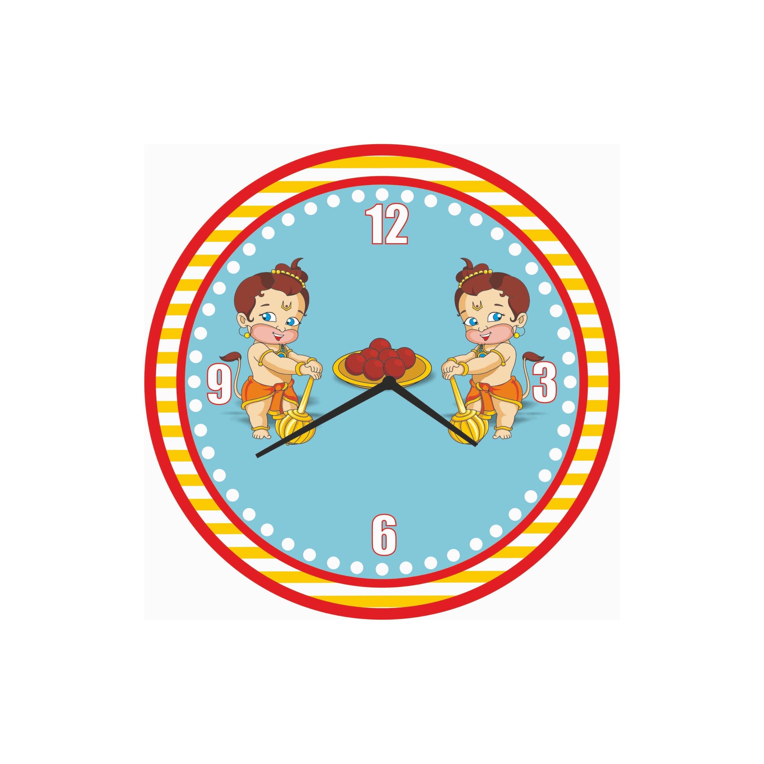 Personalised Hanuman Clock THEME PARTIES Pretty UR Party   