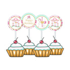 Carousel Cupcake / Food Toppers THEME PARTIES Pretty UR Party   