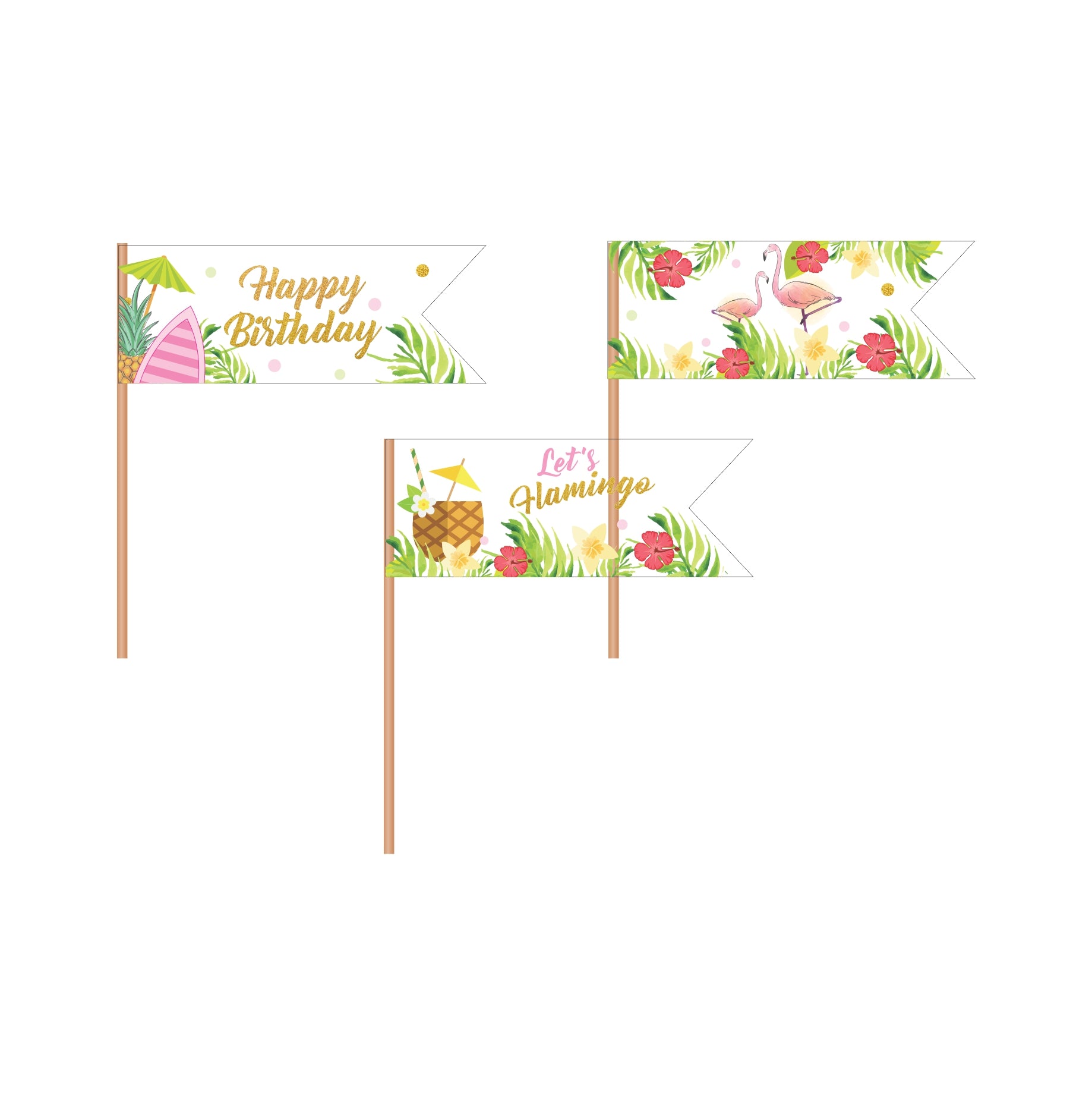 Flamingo Theme Picks THEME PARTIES Pretty UR Party   