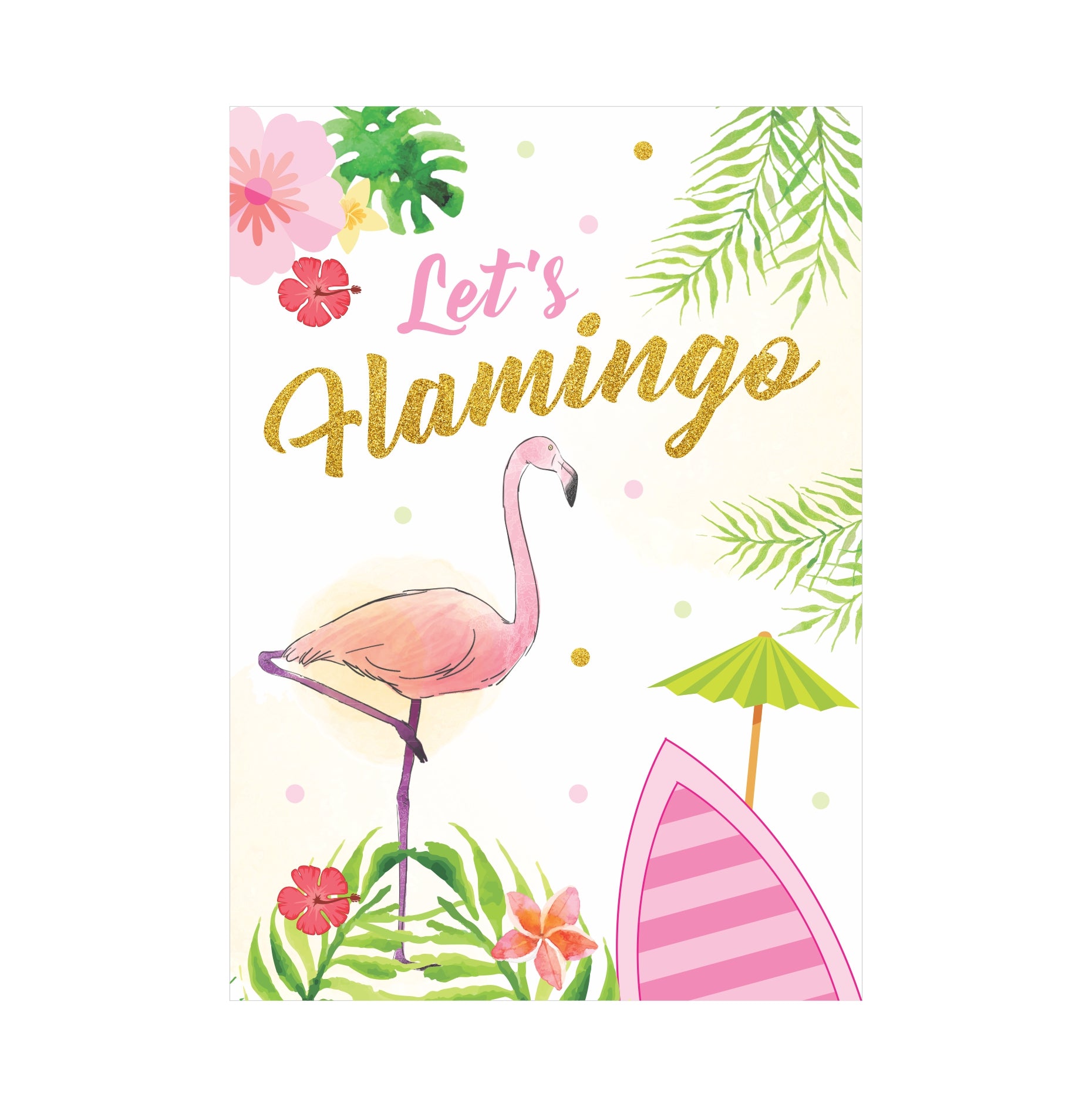 Flamingo Theme Centerpieces - Pack of 2 THEME PARTIES Pretty UR Party   