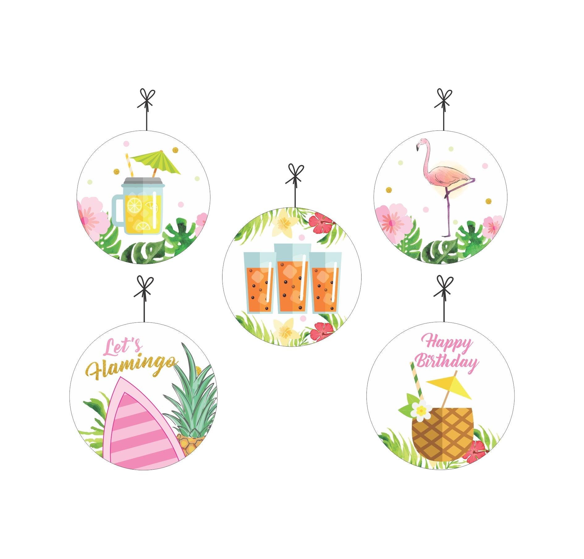 Flamingo Theme Danglers THEME PARTIES Pretty UR Party   