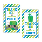 Garbage Truck Thank you Tags THEME PARTIES Pretty UR Party   