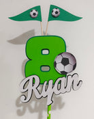 Football Cake Topper HANDCRAFTED Pretty UR Party