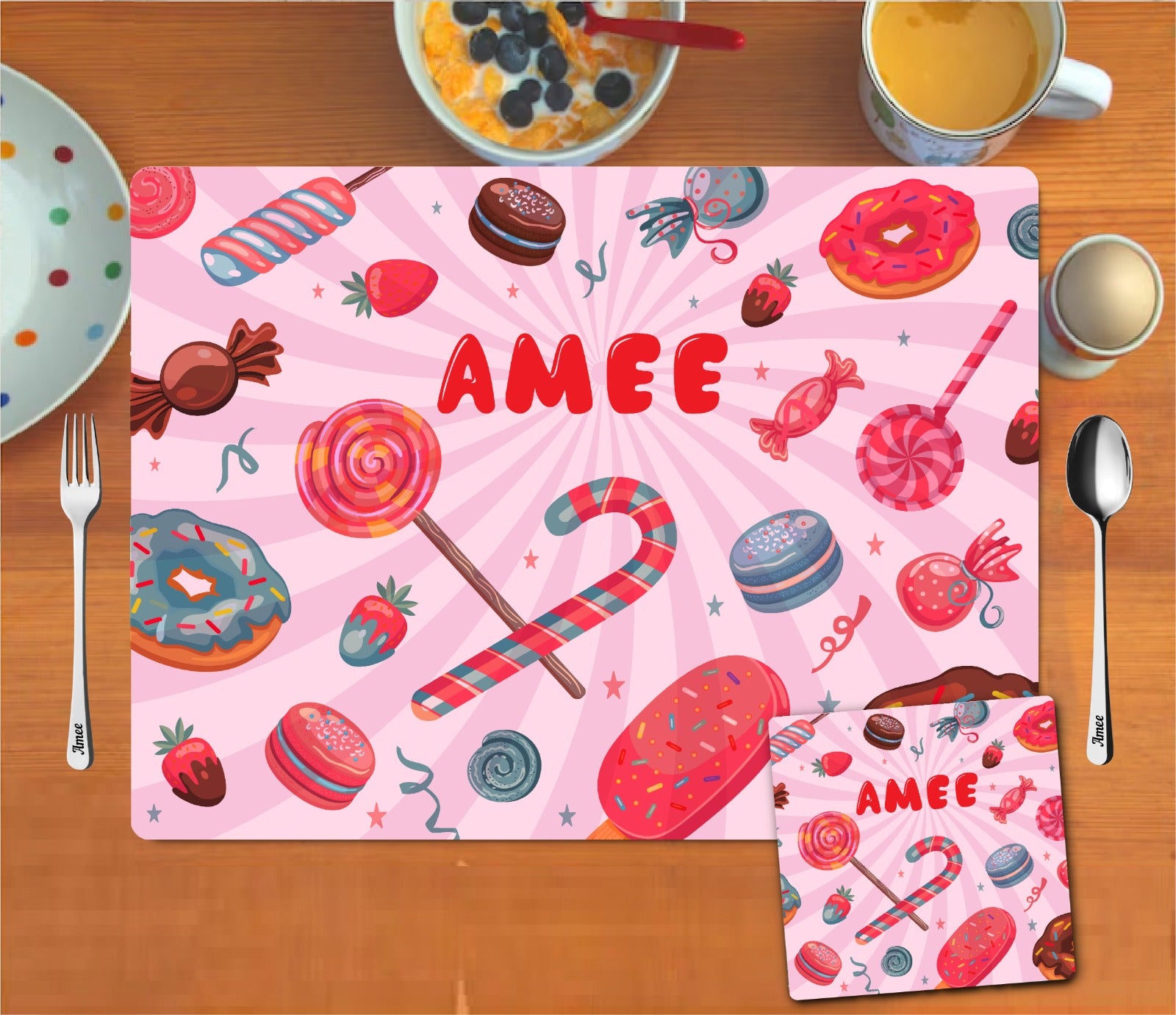 Sweet Treats theme Placemat combo