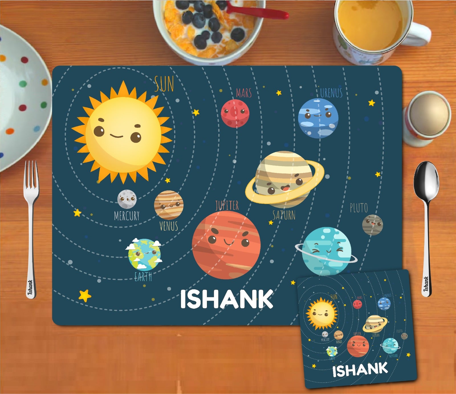 Space theme Placemat combo