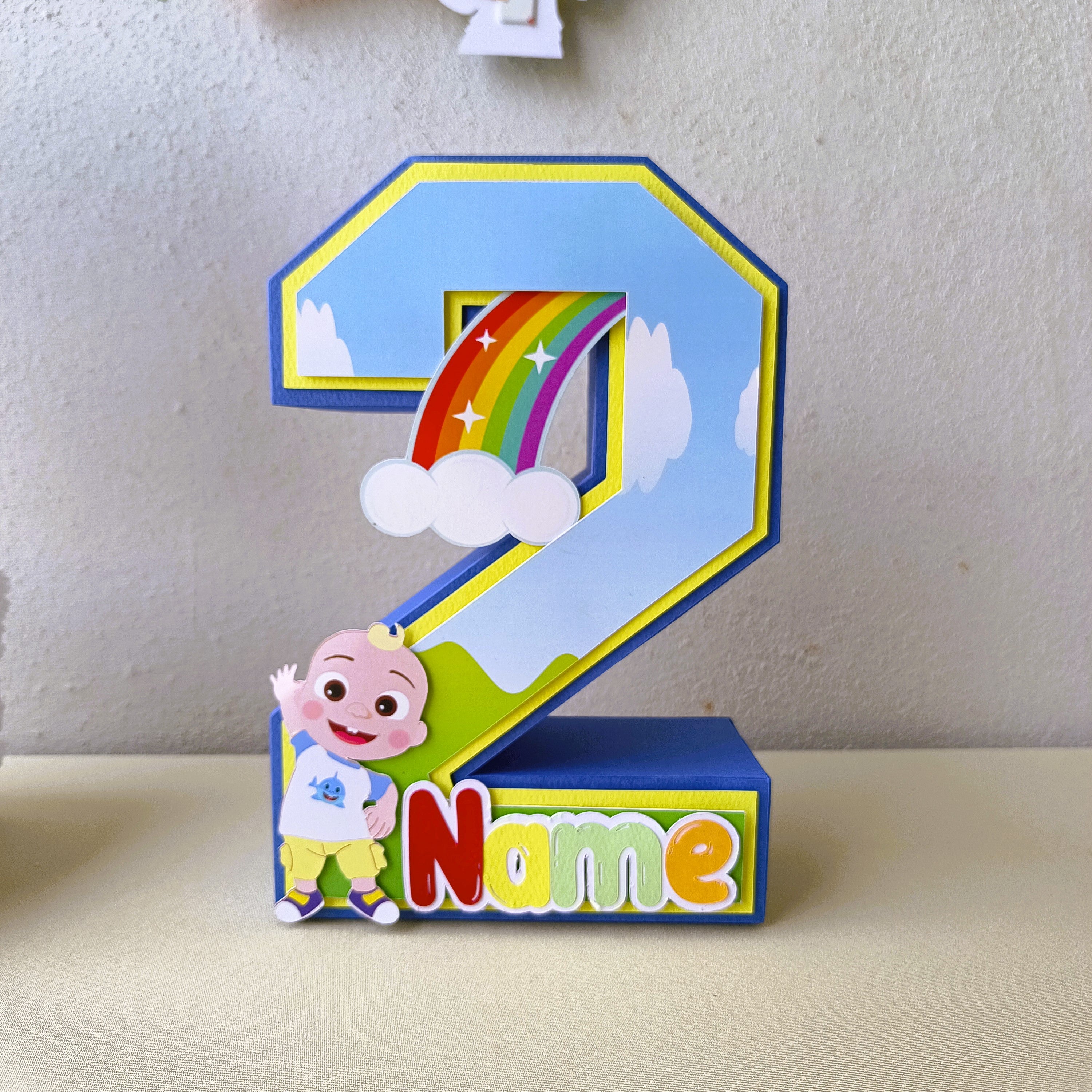 Handcrafted Cocomelon themed Birthday Party Pack