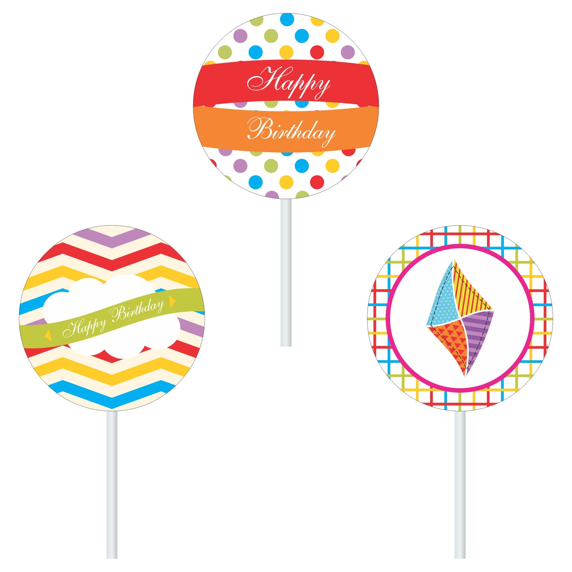 Kites Cupcake / Food Toppers THEME PARTIES Pretty UR Party   