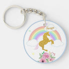 Personalised Unicorn Keychain THEME PARTIES Pretty UR Party   