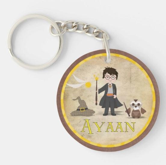 Personalised Harry Potter Keychain THEME PARTIES Pretty UR Party   