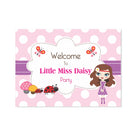 Little Miss Daisy Entrance Banner / Door Sign THEME PARTIES Pretty UR Party   