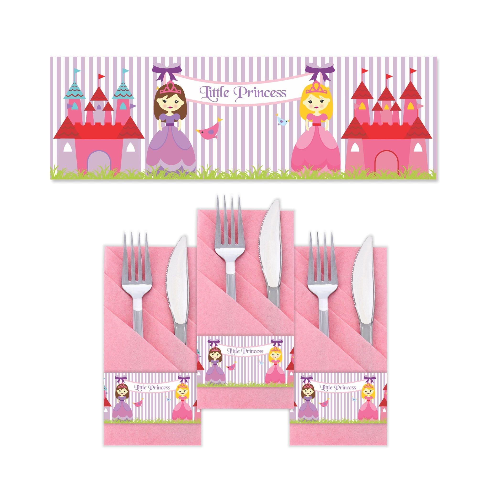 Little Princess Napkin Rings THEME PARTIES Pretty UR Party   