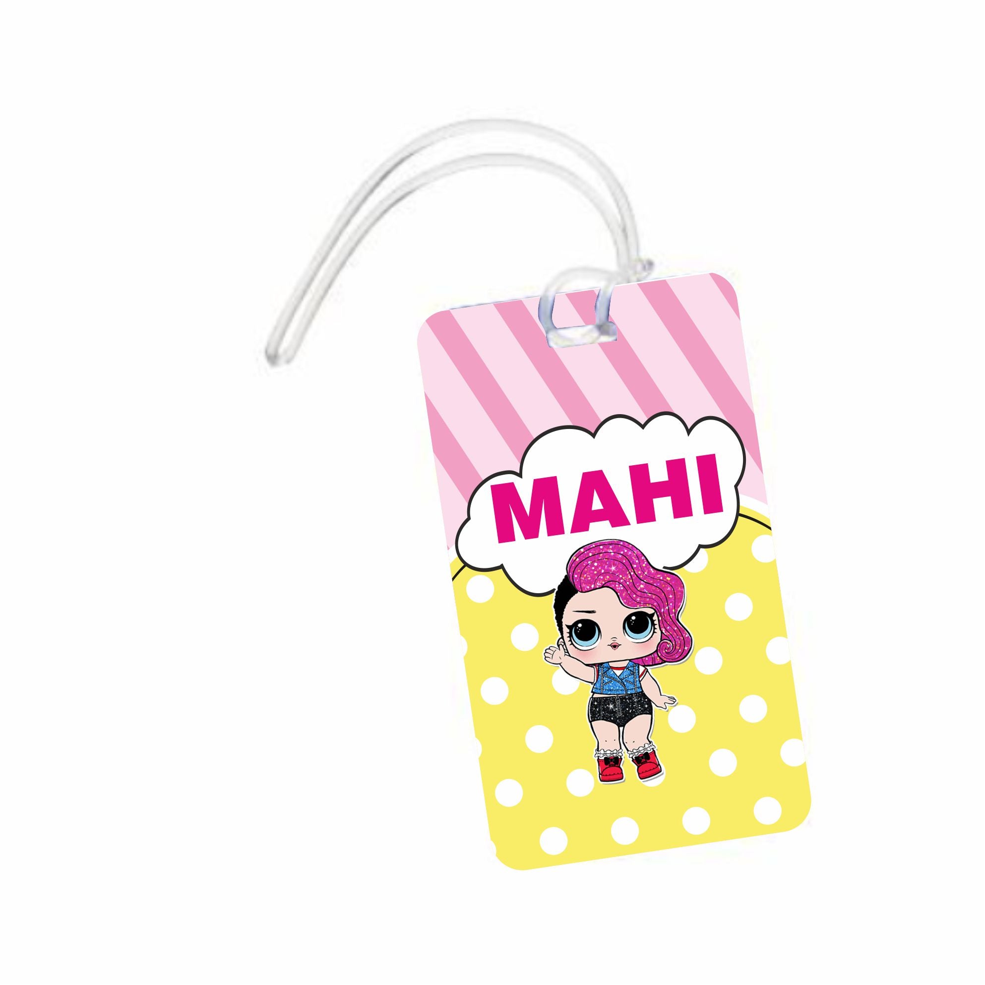 LOL Surprise Theme Luggage Tag PRETTY UR PARTY