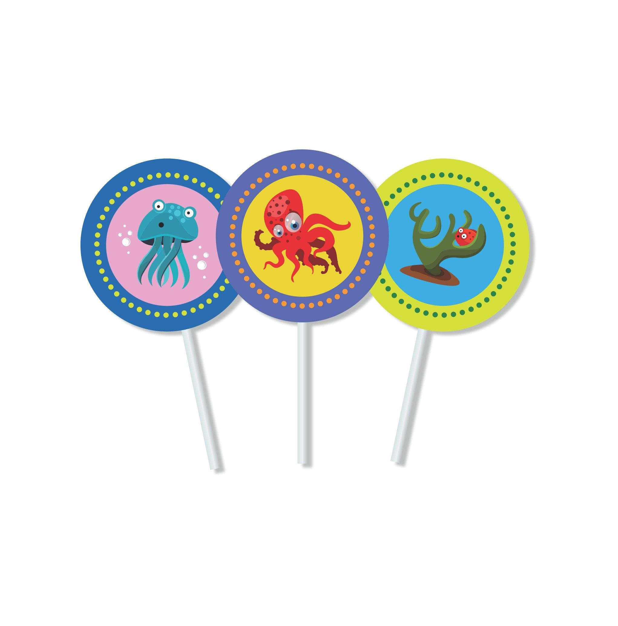 Mermaid  Cupcake / Food Toppers THEME PARTIES Pretty UR Party   