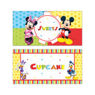 Mickey Mouse Clubhouse Inspired Food Labels / Buffet Table Cards THEME PARTIES Pretty UR Party   