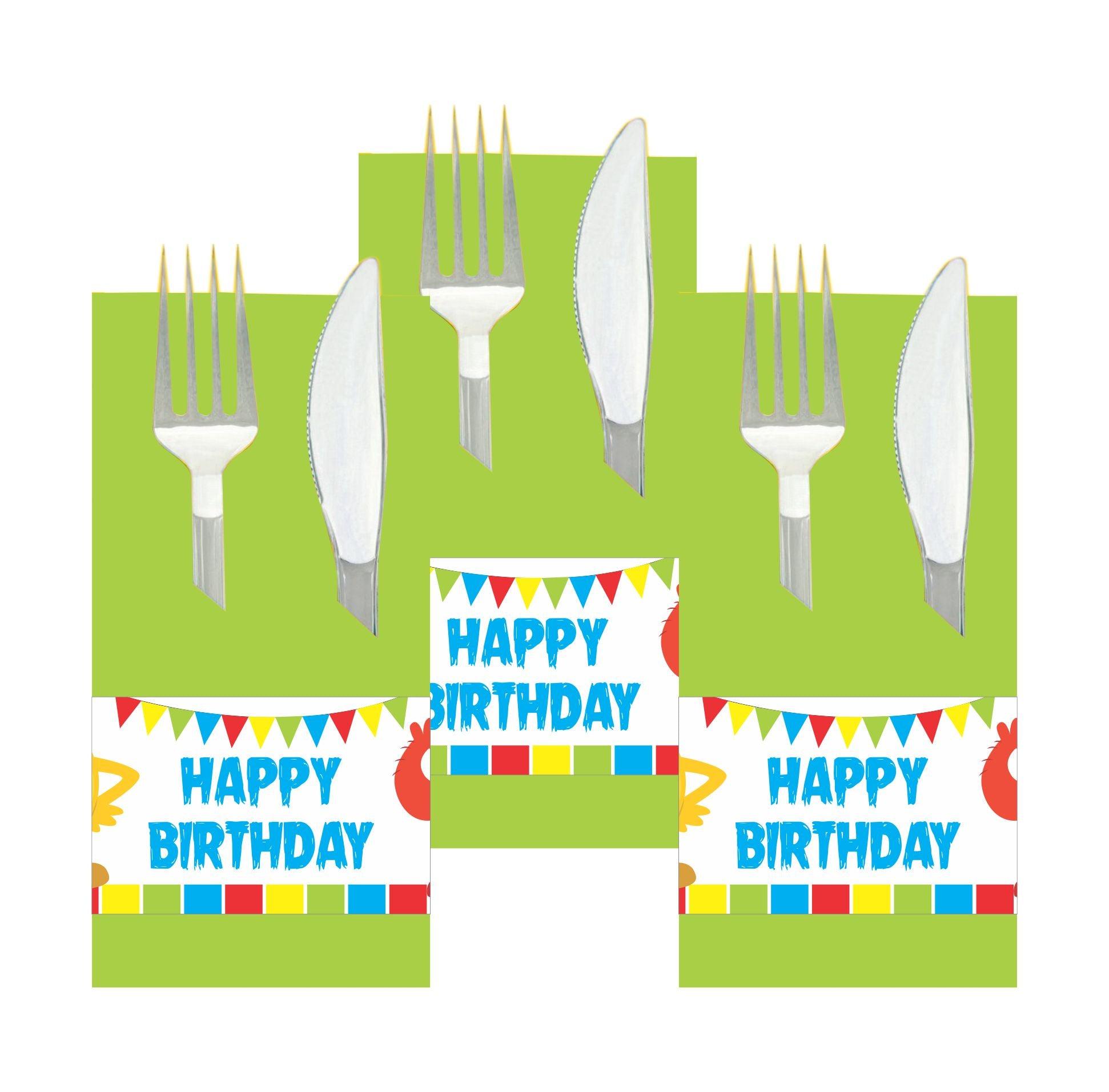 Monster Theme Napkin Rings THEME PARTIES Pretty UR Party   