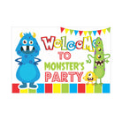 Monster Entrance Banner / Door Sign THEME PARTIES Pretty UR Party   