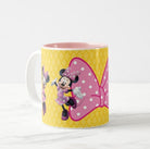 Personalised Inside Colour Minnie Mouse Clubhouse Mug THEME PARTIES Pretty UR Party   