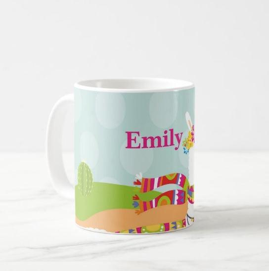 Personalised Llama Mug THEME PARTIES Pretty UR Party   