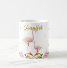 Personalised Flamingo Mug THEME PARTIES Pretty UR Party   