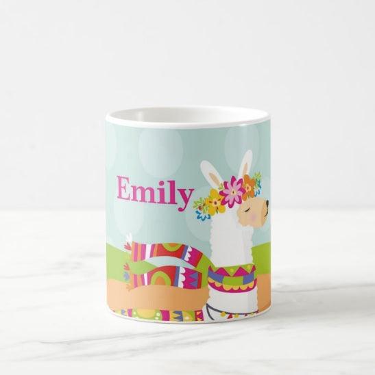 Personalised Llama Mug THEME PARTIES Pretty UR Party   