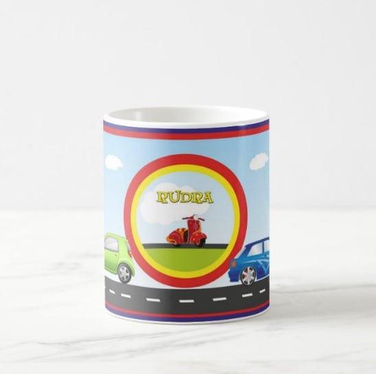 Personalised Transport Mug THEME PARTIES Pretty UR Party   