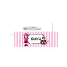 Girly Pirate Badge / Name Tag PERSONALISED Pretty UR Party   