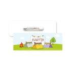 Camping Badge / Name Tag PERSONALISED Pretty UR Party   