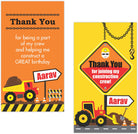 New Construction Theme Thank you Tags THEME PARTIES Pretty UR Party   