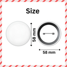 Ninjago Badge Dimensions