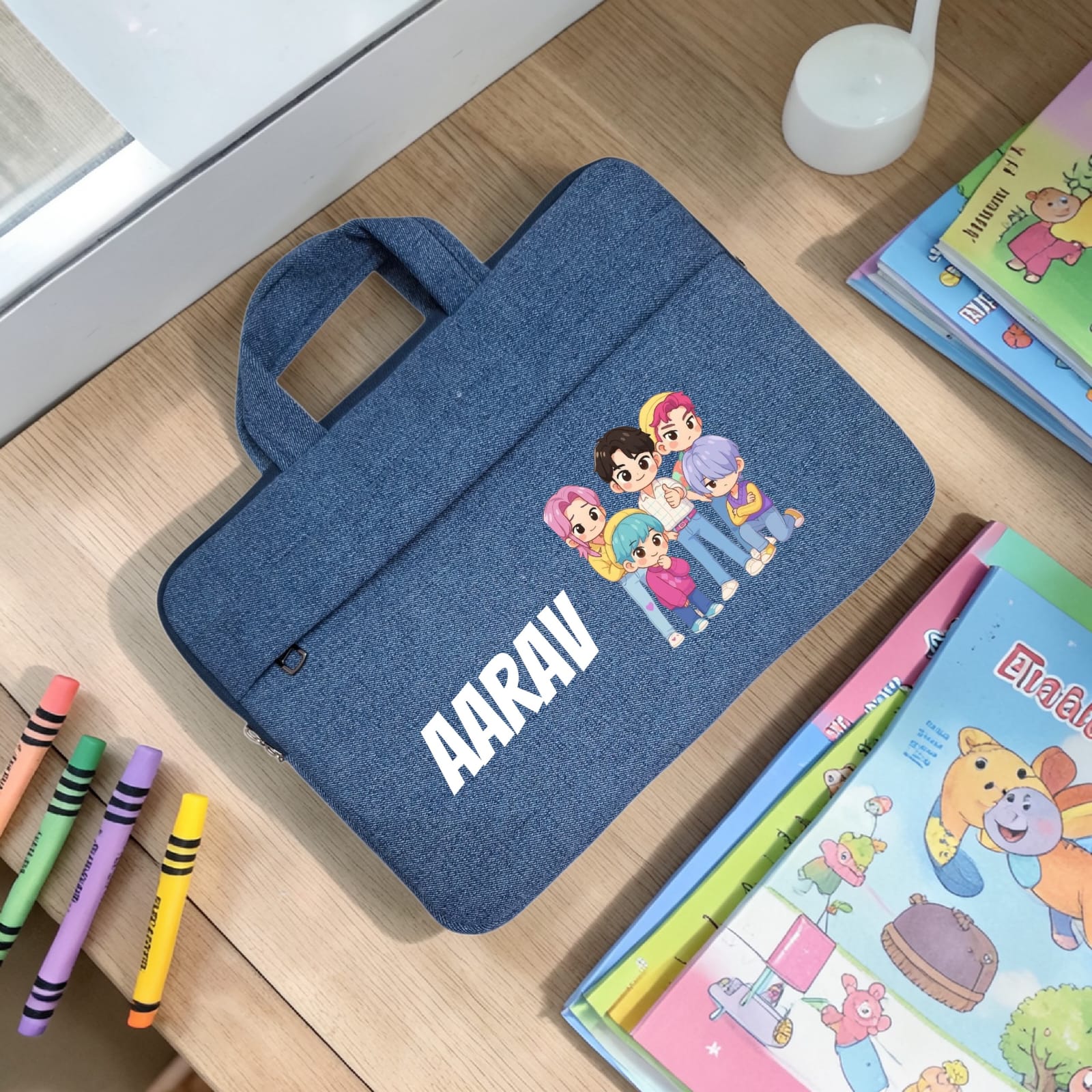 Denim Laptop Bag