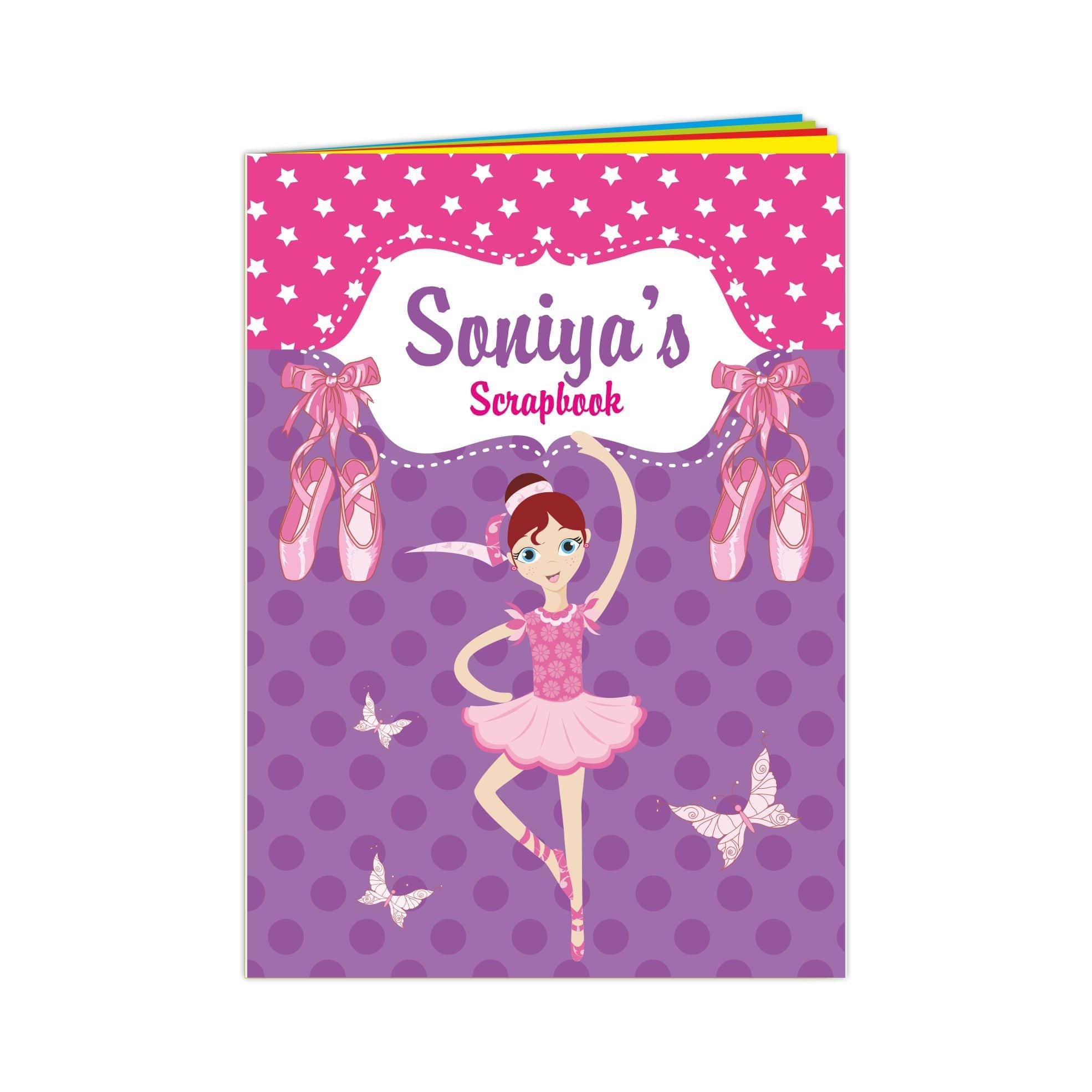 Ballerina Scrap Book PERSONALISED Pretty UR Party   