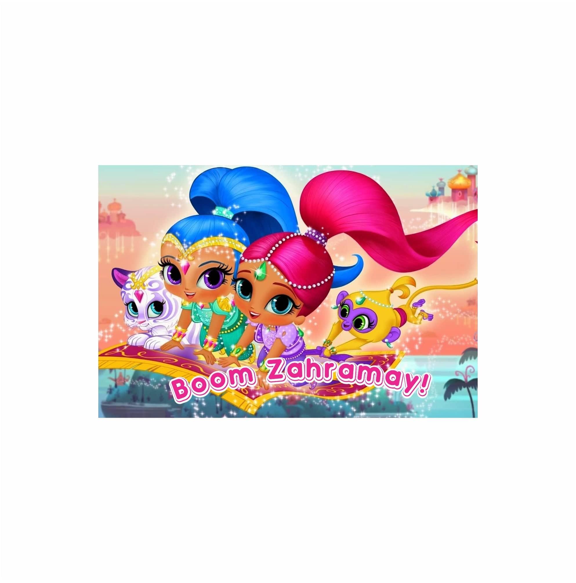 Shimmer and Shine Theme Table Mats THEME PARTIES Pretty UR Party   