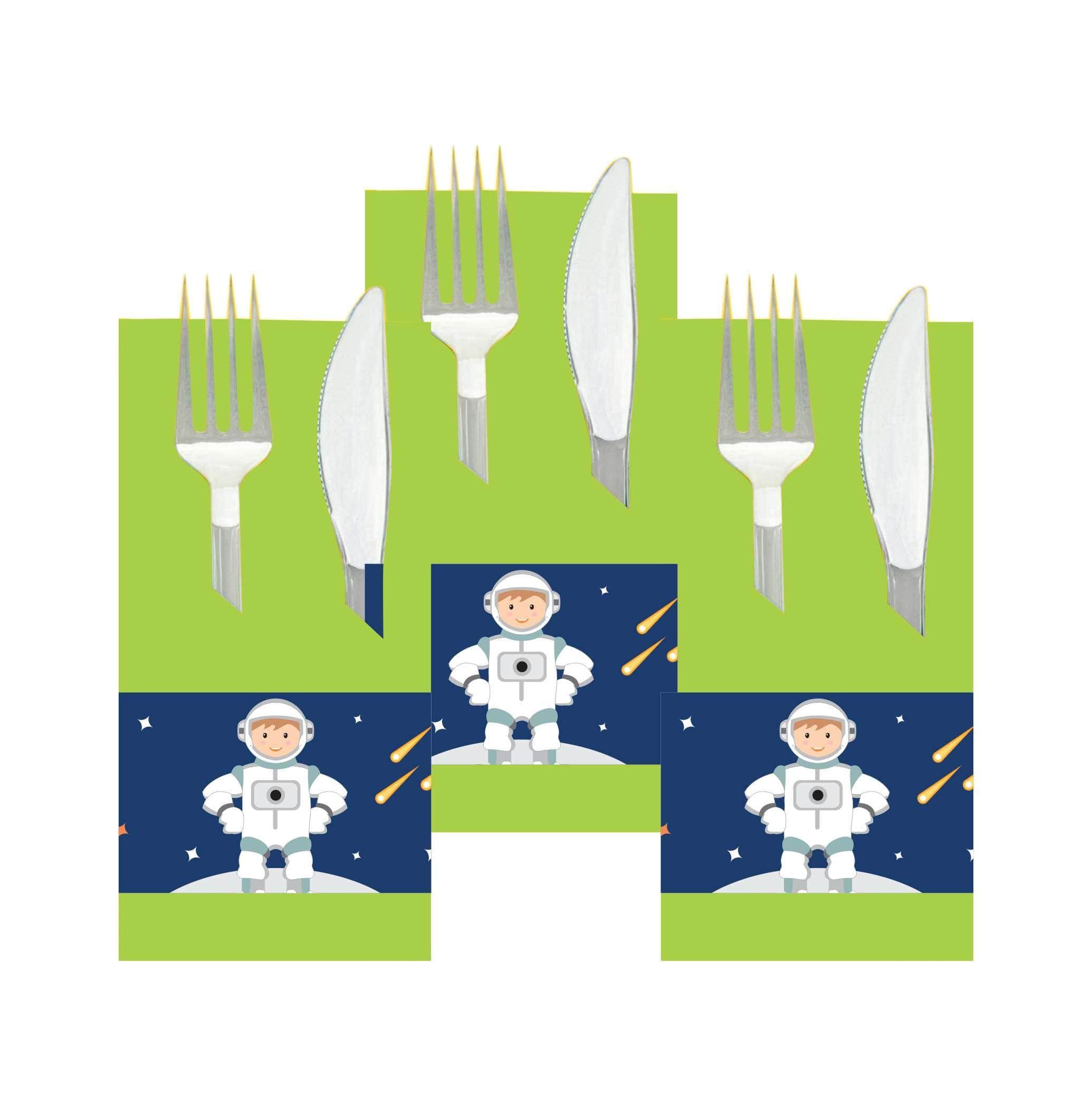 Space Theme Napkin Rings THEME PARTIES Pretty UR Party   