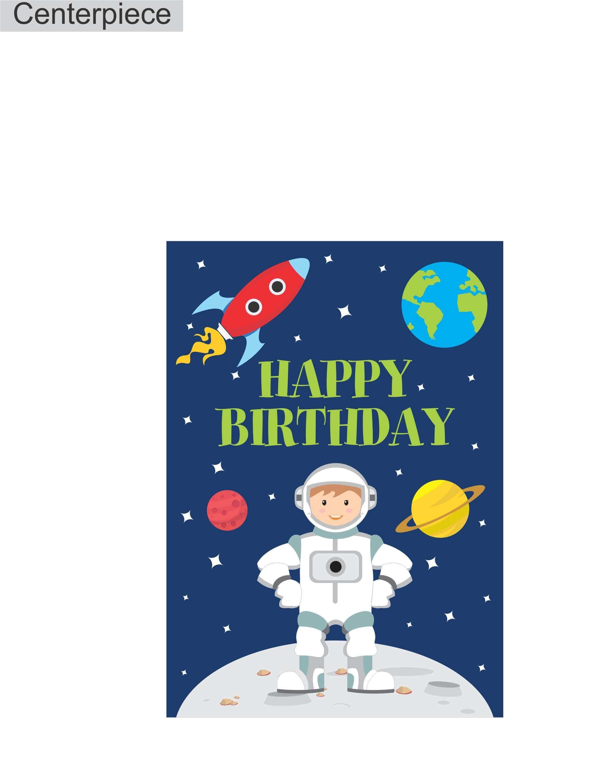 Space Theme Centerpieces - Pack of 2 THEME PARTIES Pretty UR Party   