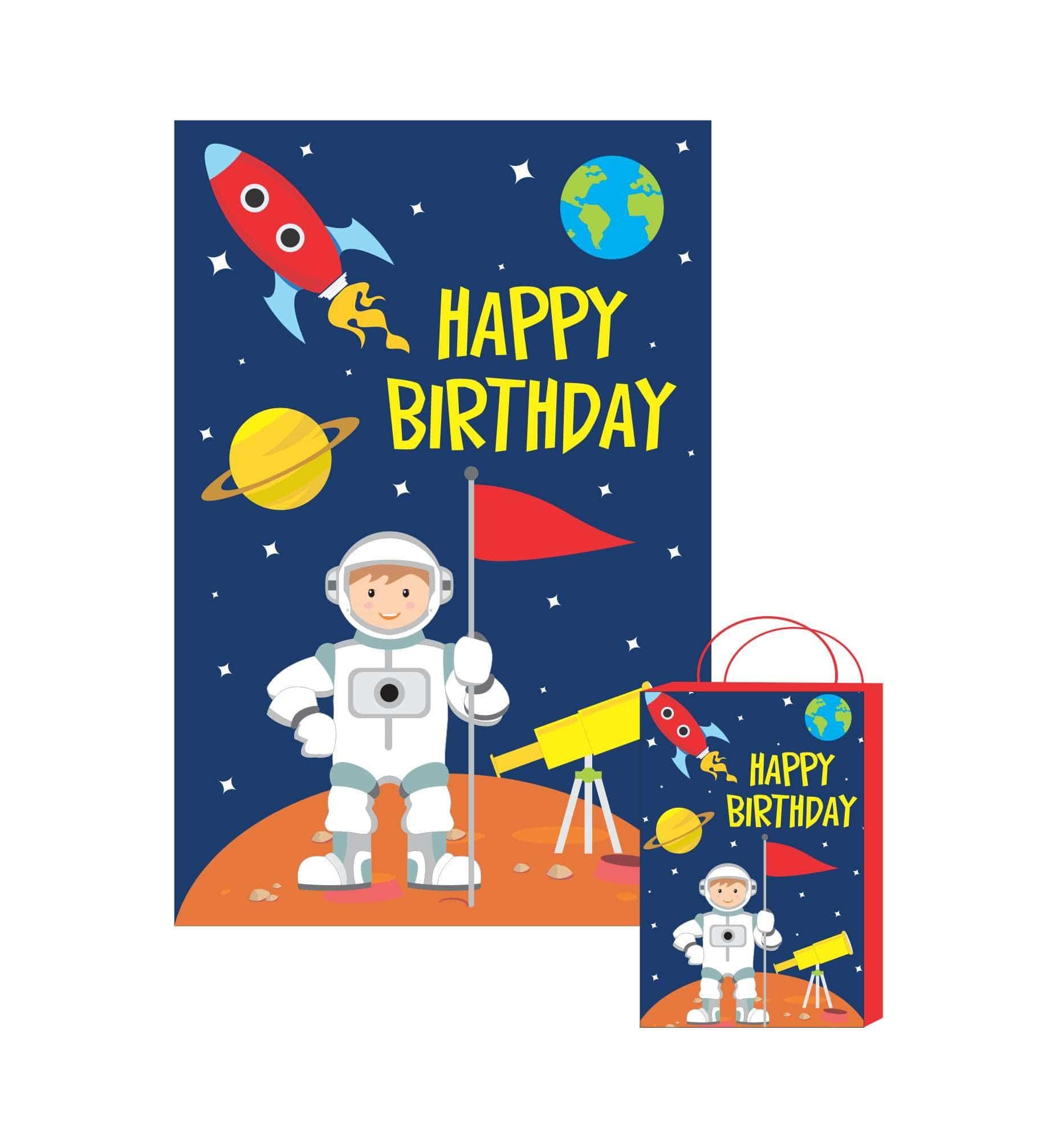 Space Theme Khoi Bag / Pinata ALL PARTY SUPPLIES Pretty UR Party   