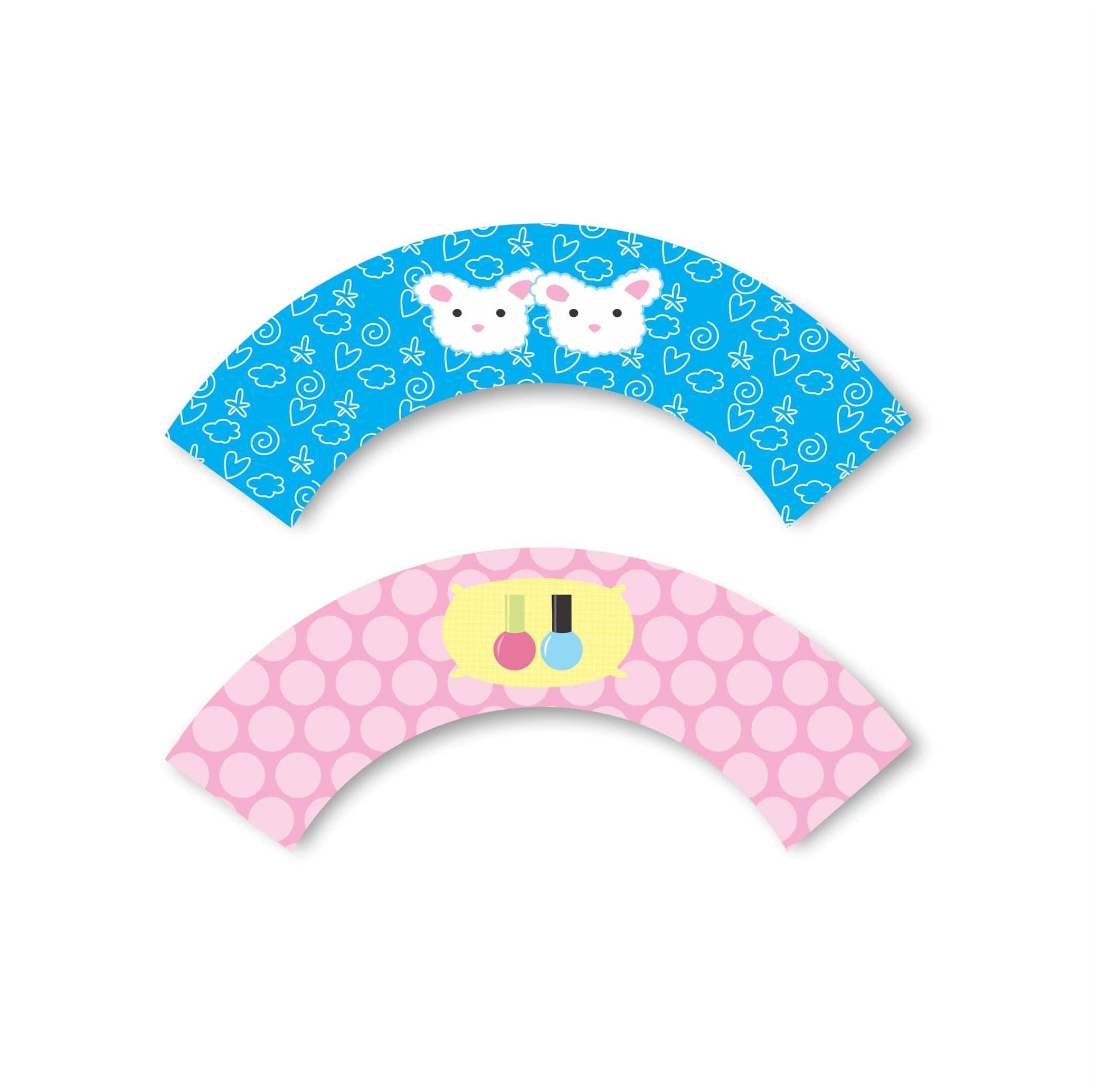 Slumber Cupcake Wrappers THEME PARTIES Pretty UR Party   