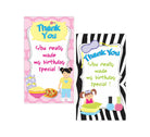 Slumber Thank you Tags THEME PARTIES Pretty UR Party   