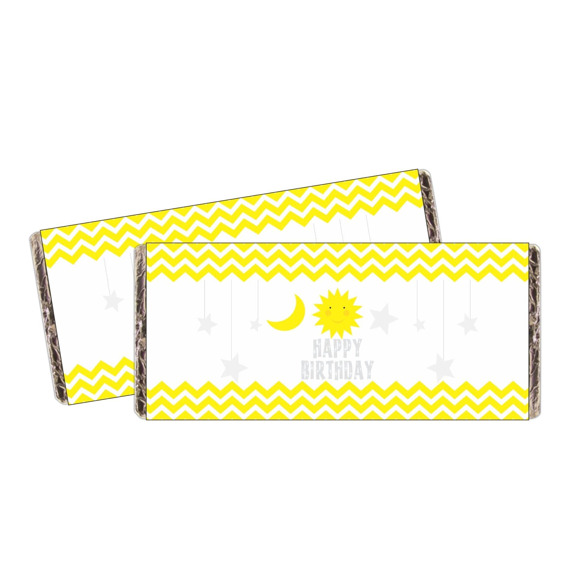 Sun and Moon Chocolate Wrappers THEME PARTIES Pretty UR Party   