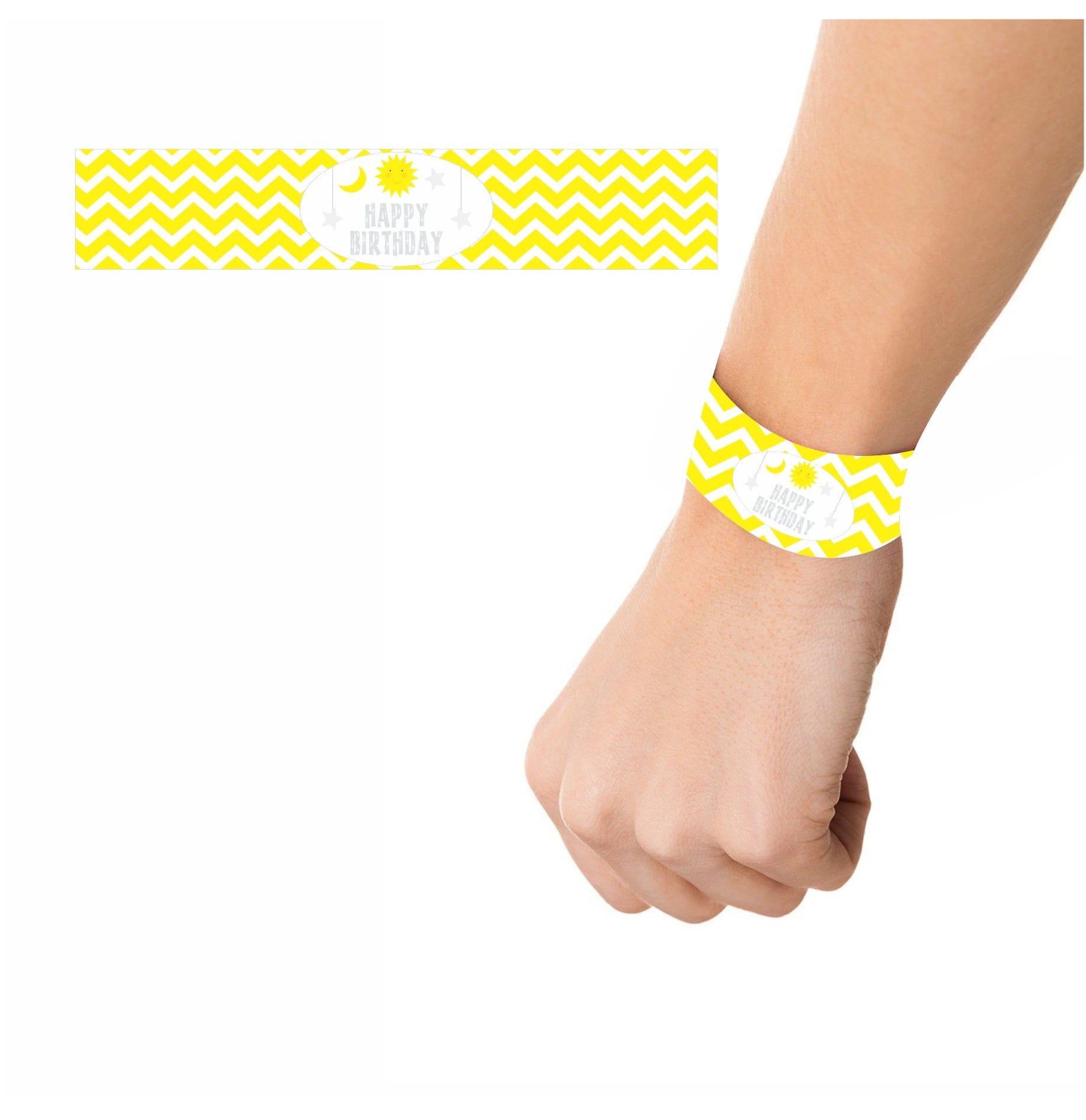 Sun and Moon Wrist Bands - Pack of 10 THEME PARTIES Pretty UR Party   