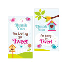 Little Bird Theme Thank you Tags THEME PARTIES Pretty UR Party   