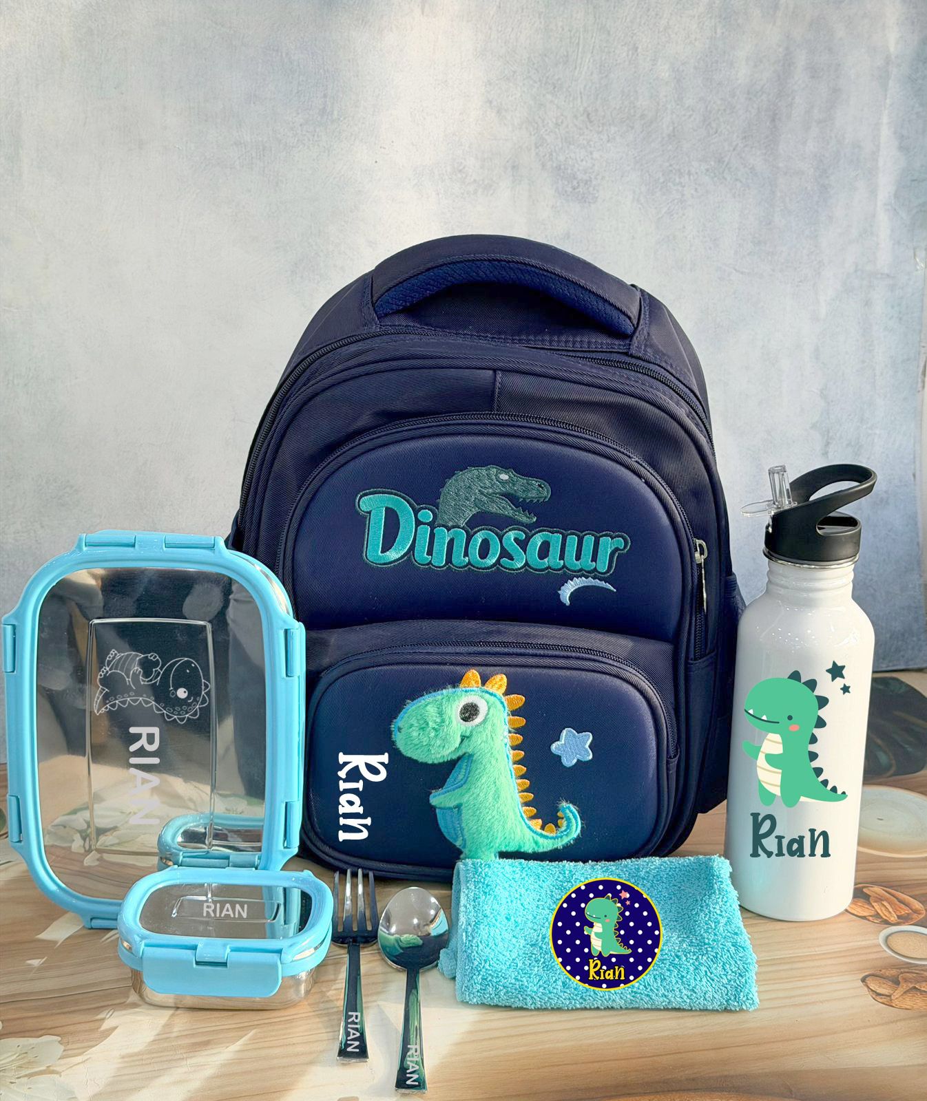 Personalised School Bag Combo