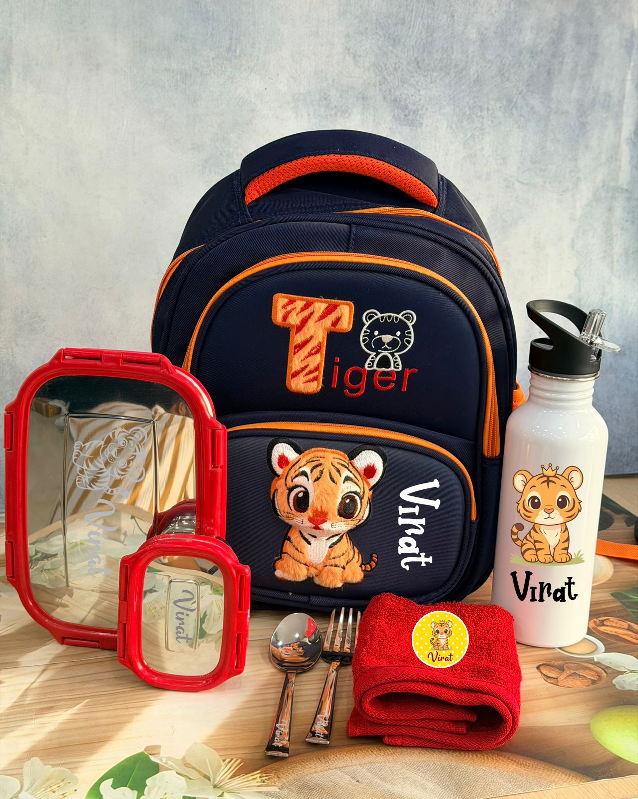 Personalised School Bag Combo